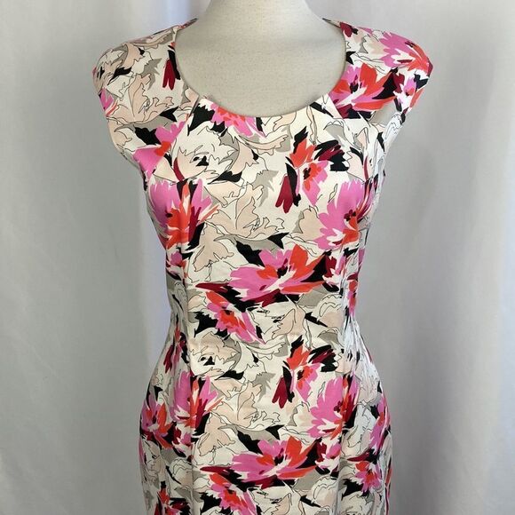 L.K.Bennett of London Floral Print Midi Dress - Picture 9 of 15